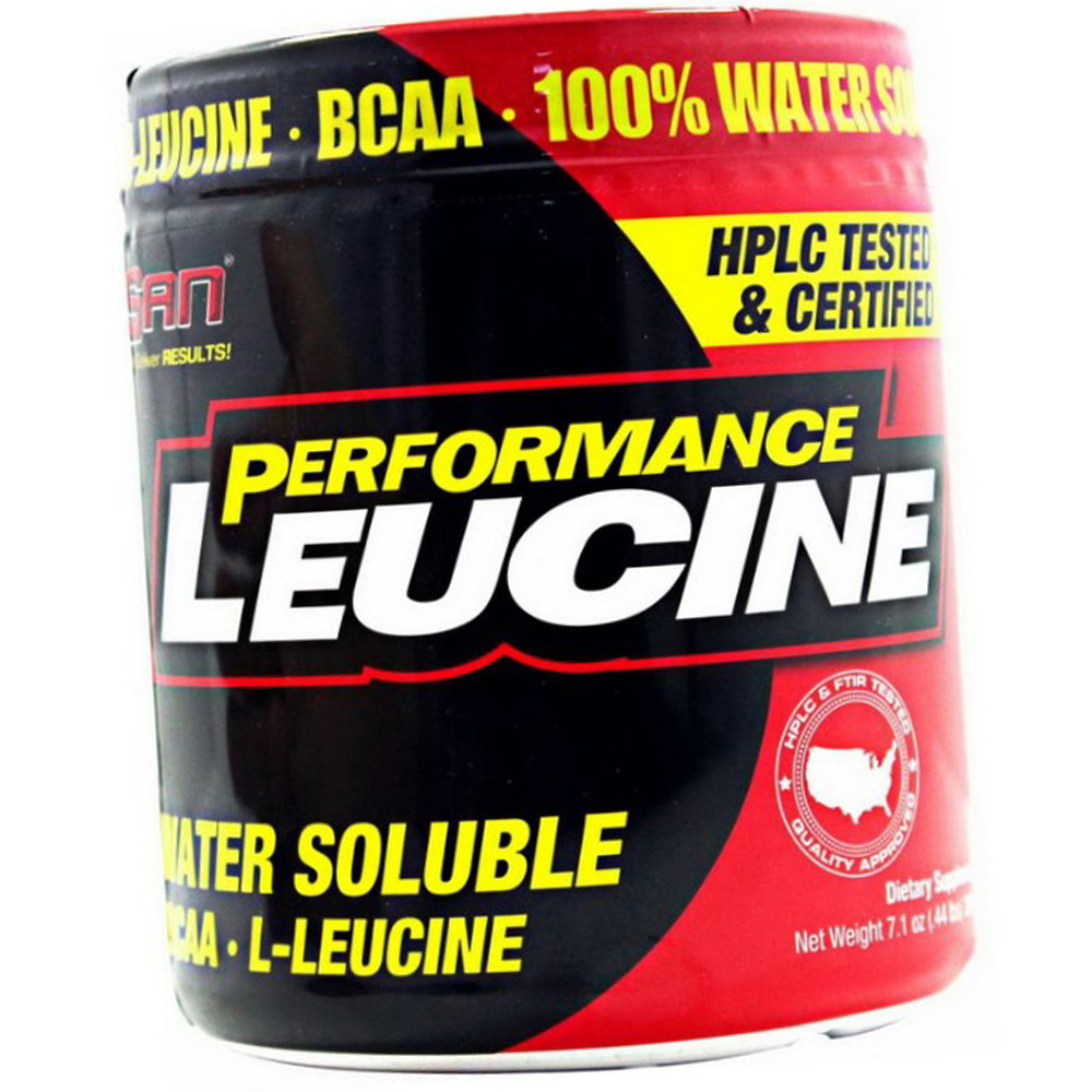 Амінокислота Лейцин в порошку SAN Leucine 200 г, фото 1