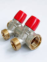 Коллектор General Fittings 3/4х3/4 T2 ЕК.RED NK