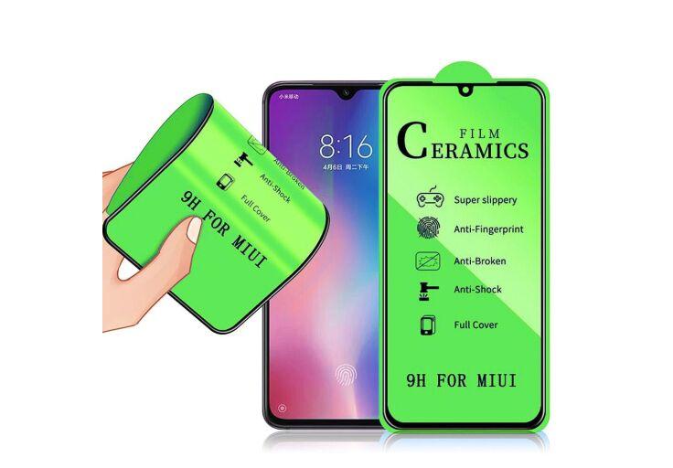 Huawei Y6p Захисна плівка Ceramic Armor Black тех. пакування