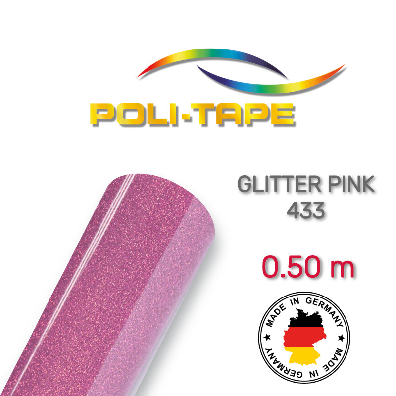 Poli-Flex Glitter 433 Glitter Pink - фото 1 - id-p828928698