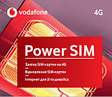 4G сім-карта USIM Vodafone (Водафон) Заміна Power SIM