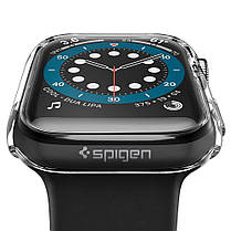 Чохол Spigen для Apple Watch SE / 6 / 5 / 4 (44mm) Thin Fit, Crystal Clear, фото 3
