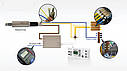 Вбудовуваний безщітковий мікромотор для повышайки з LED підсвічуванням MICRO-NX ELEC, фото 2