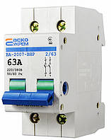 Вимикач-роз'єднувачВА-2007 ВРН 2р 63А АСКО [A0010070014]