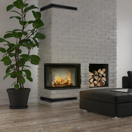 Камінна топка Kratki LUCY 12 SLIM ліва BS, фото 1