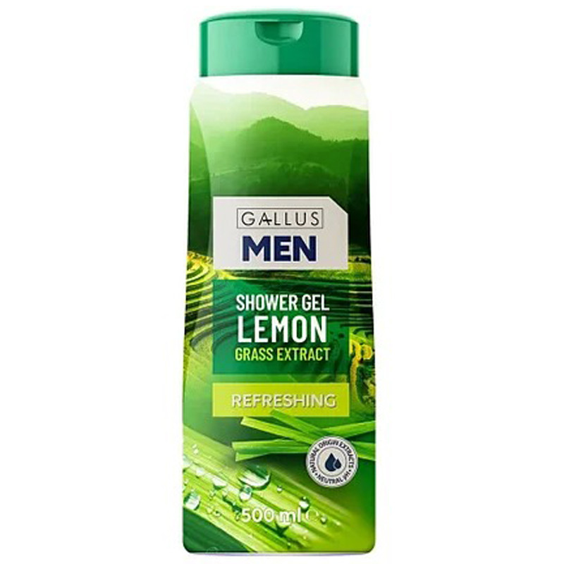 Гель для душу чоловічий Gallus Lemon Grass Лемонграсс 500 мл