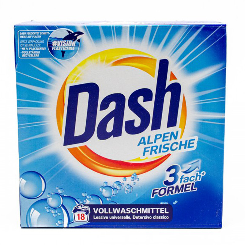 Пральний порошок для білих речей Dash Alpen Frisсhe 1,17 кг