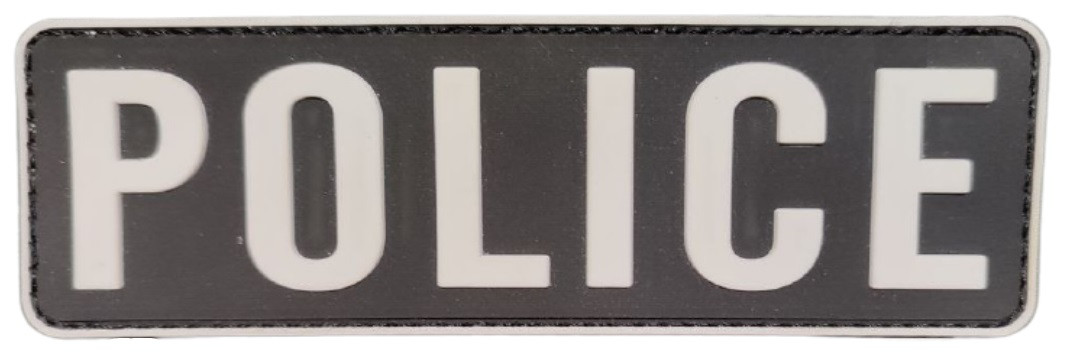 Патч ПХВ на липучці Police, фото 1