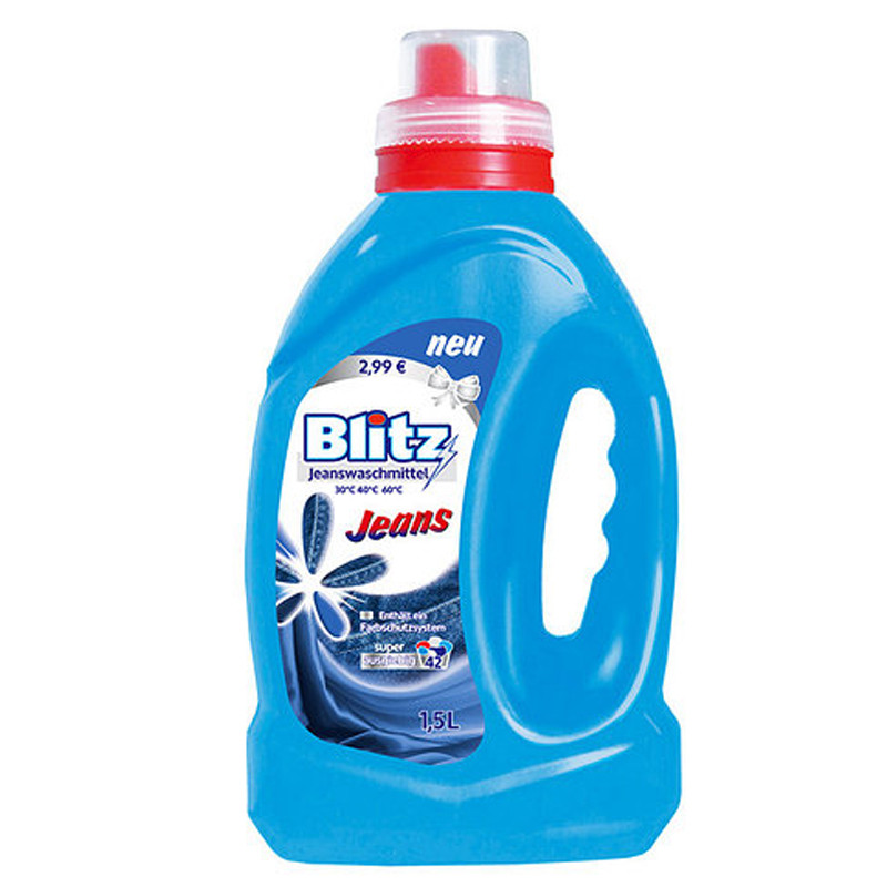 Гель для прання джинсового одягу Blitz Jeans 1,5 л