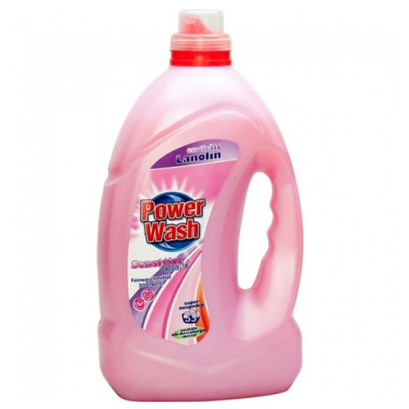 Гель для прання Power Wash Sensetive Делікатний 4 л