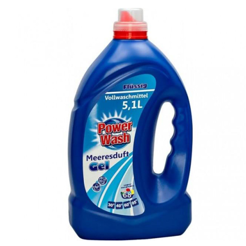 Гель для прання Power Wash Vollwaschmittel Універсальний 5,1 л