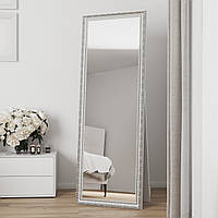 Напольное зеркало в полный рост 170х60 Белый винтаж Black Mirror в примерочную, гардеробную