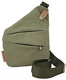 Чоловіча Сумка buuba нагрудна Wallaby buuba хакі, фото 2