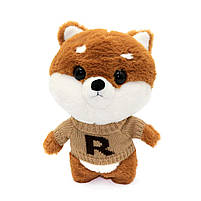 М'яка іграшка Lalafanfan Собачка Шиба-іну одяг та аксесуари в асортименті Лалафанфан коричневий 30*24*15 см (LA-006), фото 3