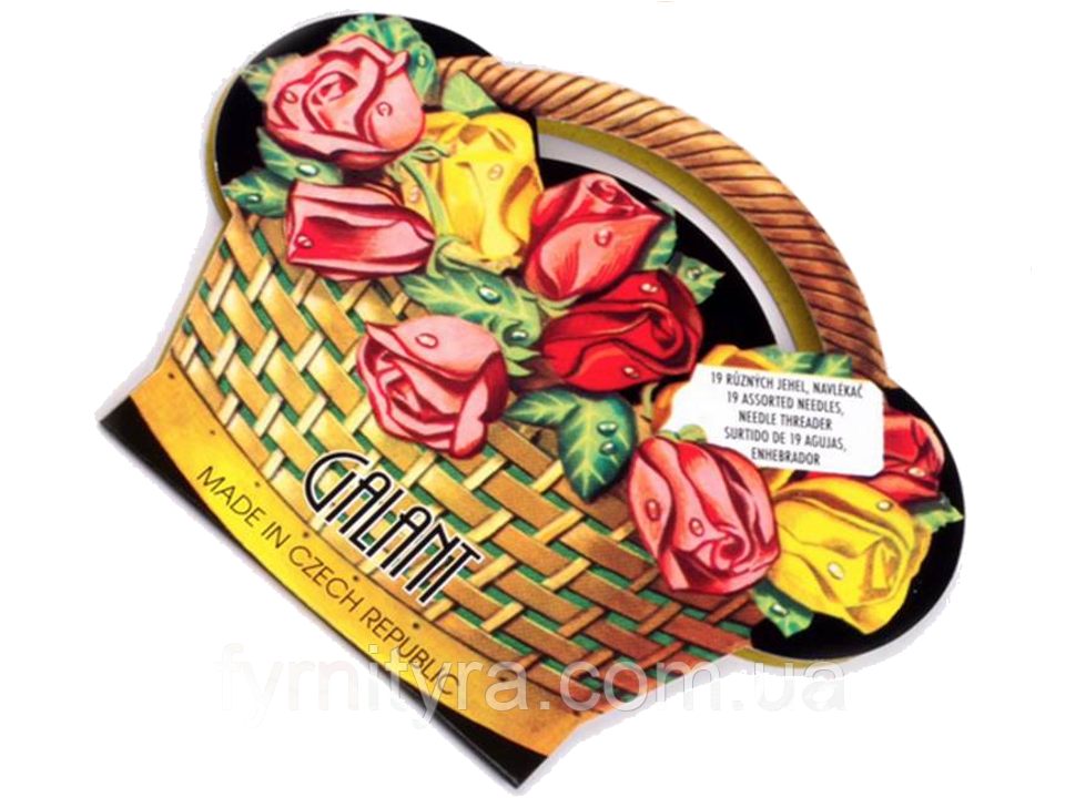 Набір ручних голок "Galant" Чехія "Корзинка", фото 1