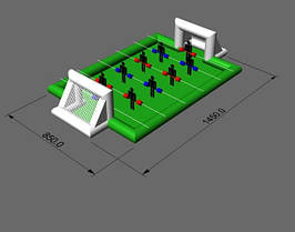 Футбол-2. Надувний атракціон.