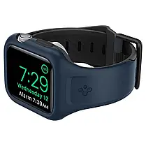 Чохол і ремінець Spigen для Apple Watch (44mm) 6/SE/5/4 - Liquid Air Pro, Blue, фото 5