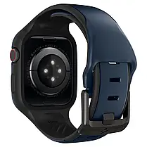 Чохол і ремінець Spigen для Apple Watch (44mm) 6/SE/5/4 - Liquid Air Pro, Blue, фото 6