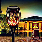 Водонепроникний ліхтар 52 см з ефектом полум'я активований датчик сонячного полум'я зі світлодіодним підсвічуванням Лучшая цена, фото 5