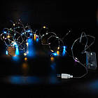 Xmas гірлянда USB + battery box 30 Led 3 м (Copper) мідного дроту (крапля роси) m MULTI працює від батарейок + USB Лучшая цена, фото 2