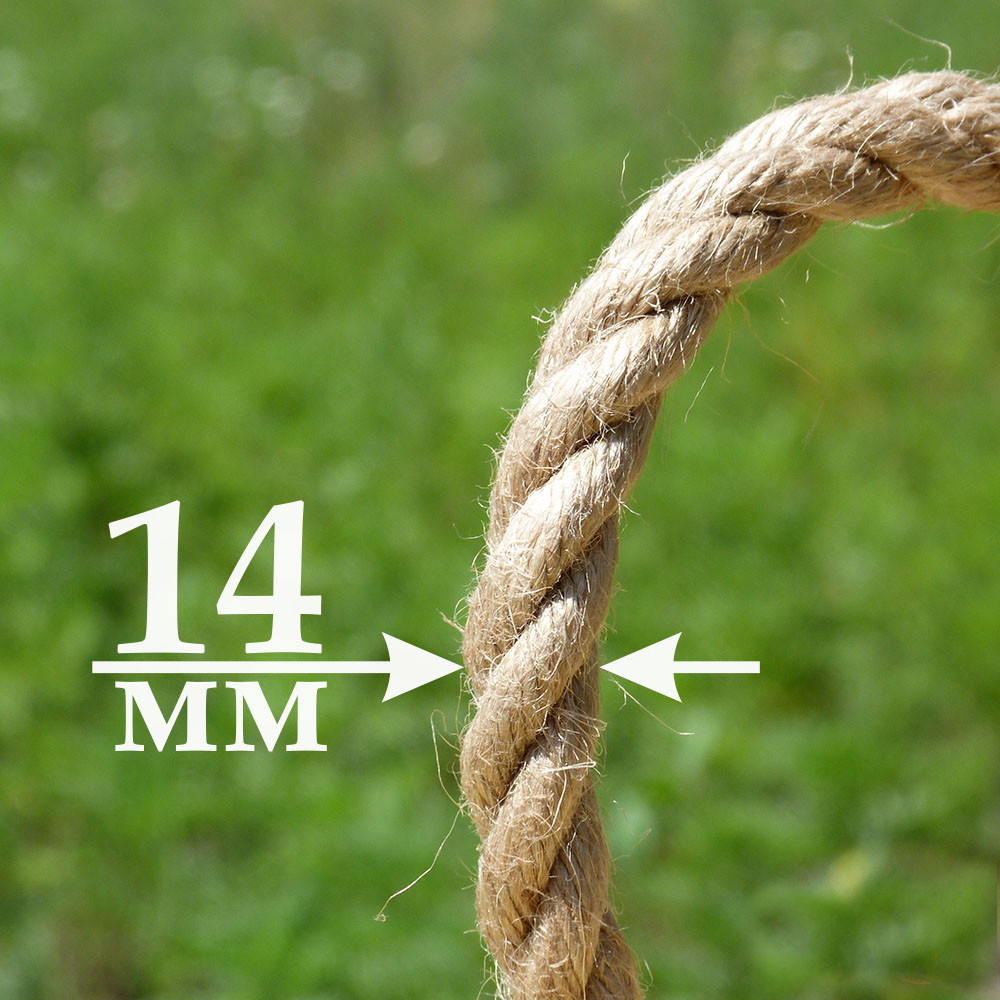 Джутова мотузка 14 мм