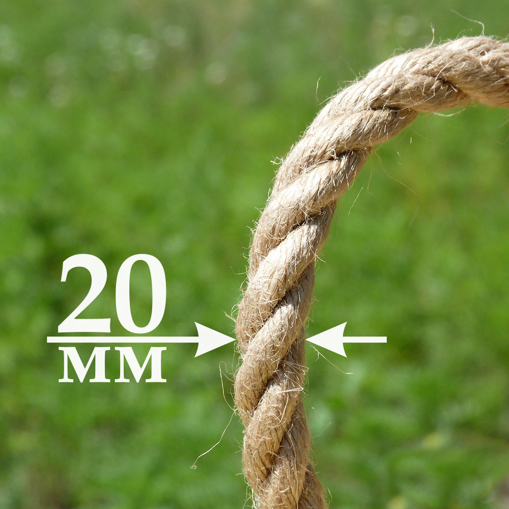 Джутова мотузка 20 мм | 100 м