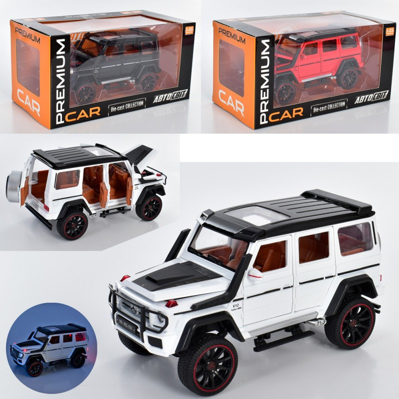 Джип AP-1719 АвтоСвіт, 22 см, 1:22, метал, інерційний, звук, світло, фото 1