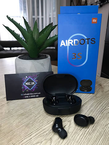 Бездротові навушники TWS Xiaomi Redmi AirDots 3S матові чорні, фото 2