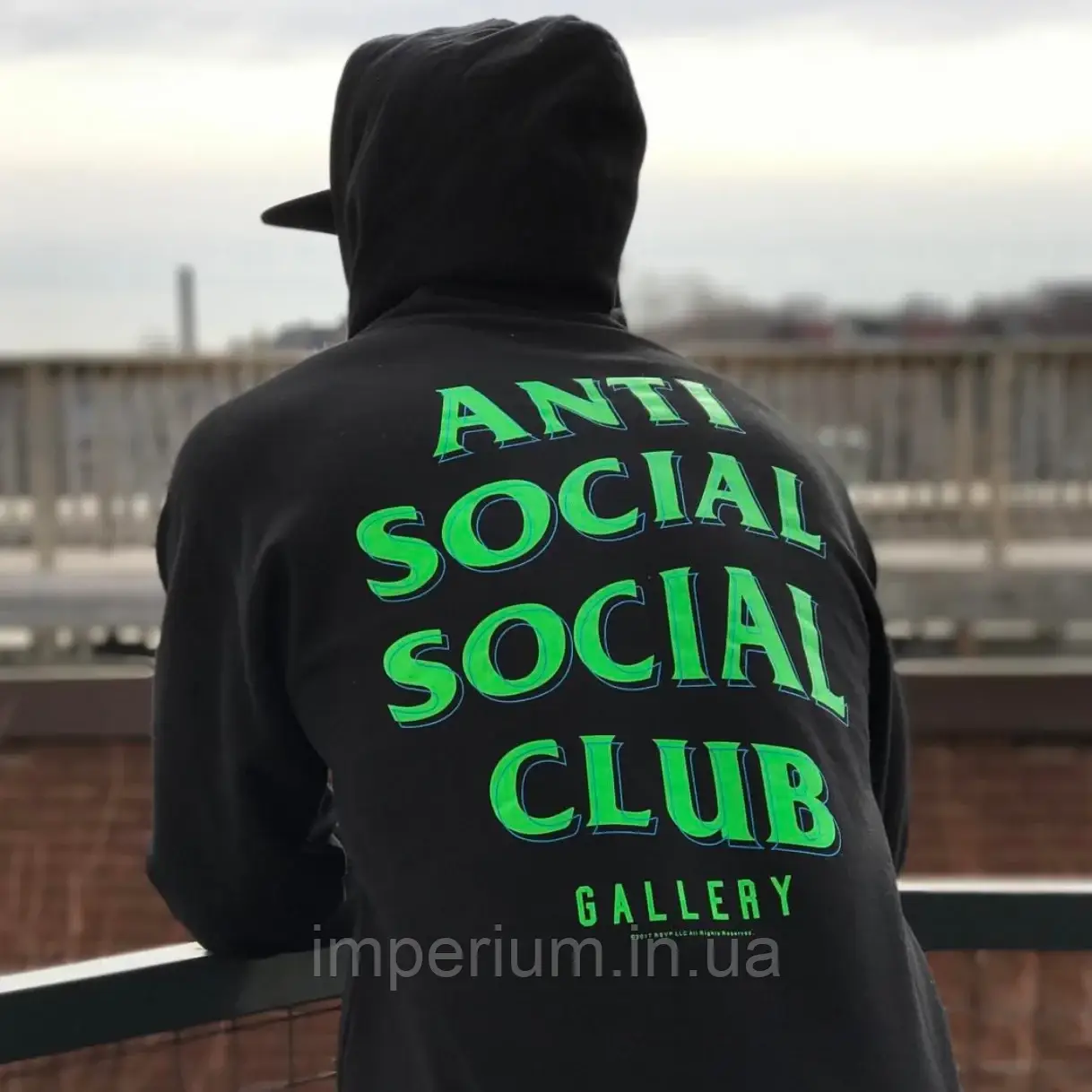 Чорна толстовка anti social social club | худі assc rsvp gallery, фото 1
