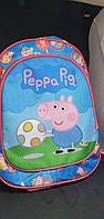 Детский дошкольный рюкзак baby backpacks Peppa Pig с мячом 974859, рюкзак Свинка Пеппа .