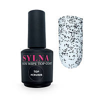 Топ с шиммером без ЛС SYLNA non wipe top coat CRUMB 15 мл