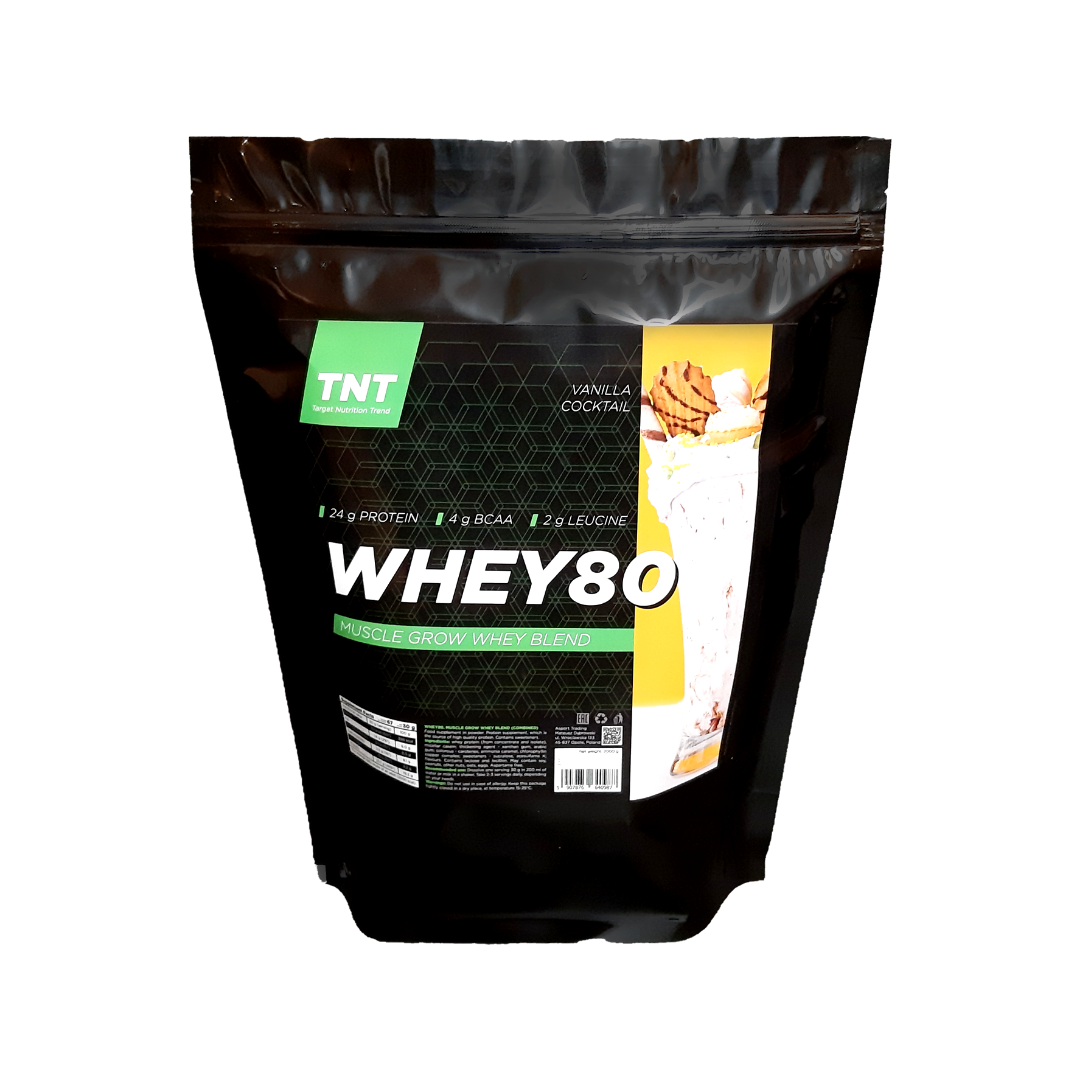 Протеїн з високим вмістом білка 2 кг! Muskle Grow Whey (ПРОТЕЇН) WPC + WPH 80%, ВСАА - 16,6% - фото 1 - id-p1273311579