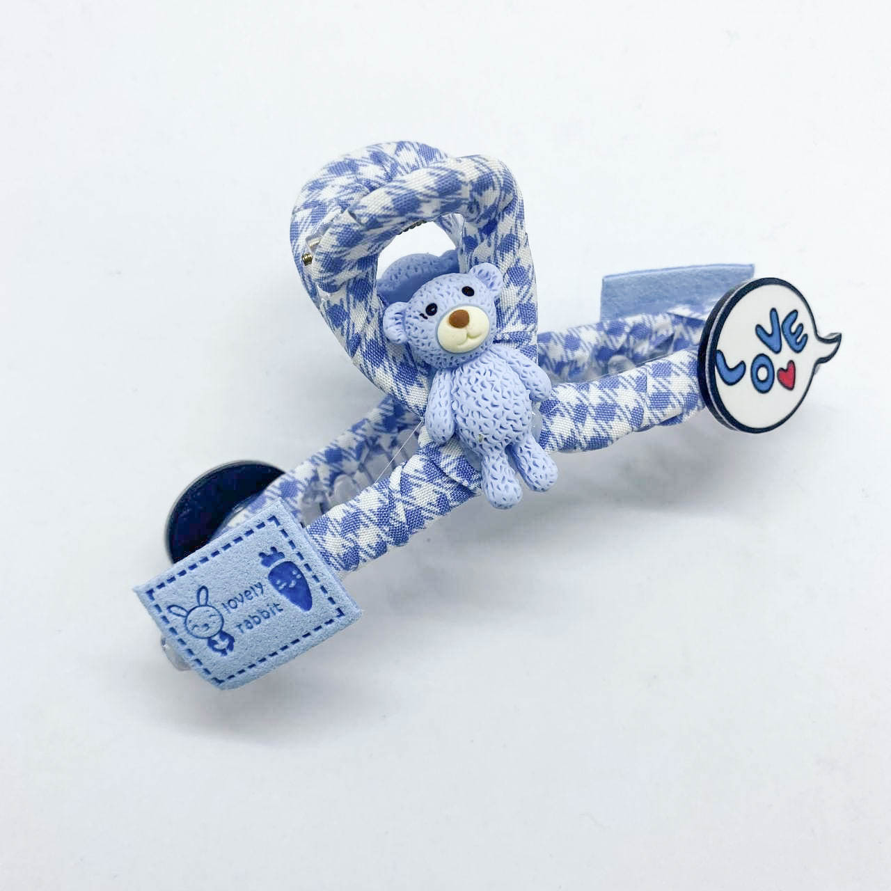 Шпилька для волосся Блакитний Ведмідь Тедді