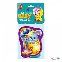 Игра настольная "Magnetic baby puzzles. Зайчонок", в пак. 16*13см, Украина, ТМ Влади Тойс