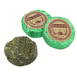 Пресований Пуер витриманий 30 років ШЕН "Гурман" з рисом 6 г Османтус