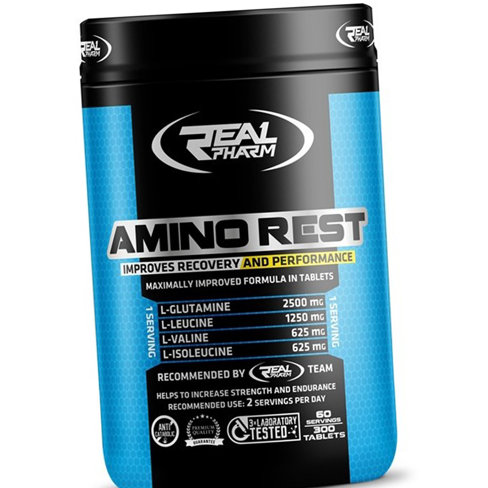 Незамінні амінокислоти для спортсменів Real Pharm Amino Rest 500 г, фото 1