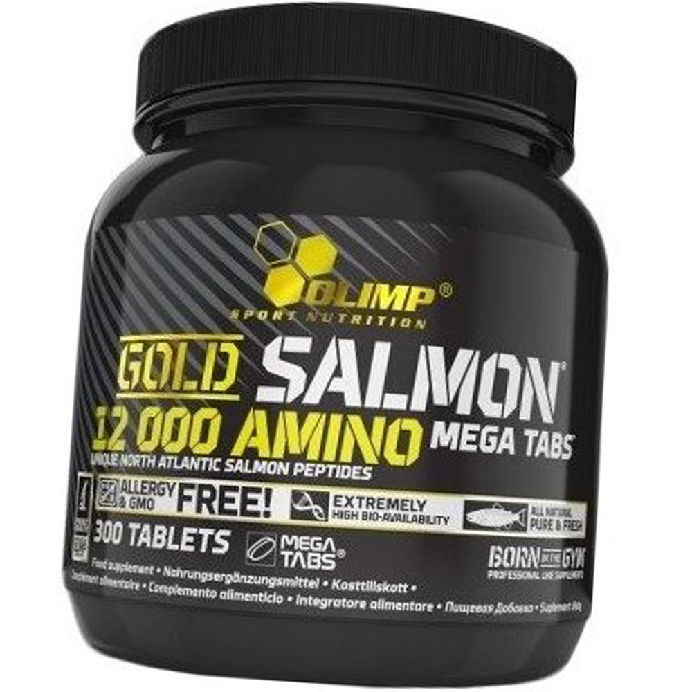 Незамінні амінокислоти для спортсменів OLIMP Gold Salmon 12000 Amino 300 таб