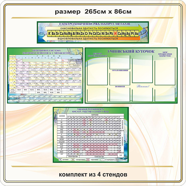 Кабінету Хімії код S49011