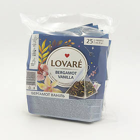 Чай Lovare " Bergamot vanilla" Піраміда  25*2g
