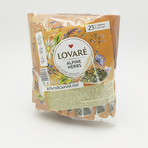 Чай Lovare " Alpine herbs" Піраміда 25*2g