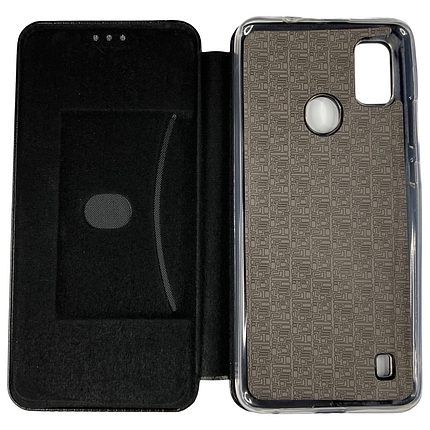 Шкіряний чохол книжка New Book на ZTE Blade A51 (на зті блейд а51) чорний, фото 2