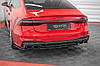 Спідниця Audi S7 C8 тюнінг обвіс заднього бампера, фото 3