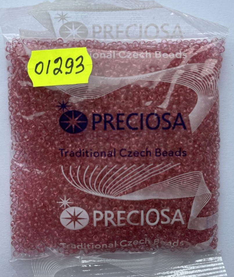 Бісер 10/0, No 01293 (уп.50 грамів) рожево-ліловий