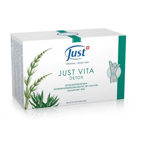Капсули Detox Just з Кальцієм, Калієм і Цинком, Just (Юст) Швейцарія, фото 2