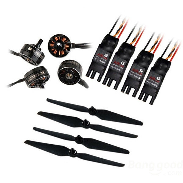 Комплект T-Motor AIR GEAR 200 AIR2205 2000KV 2-4S + 15A ESC 2-3S + T6535 4шт amc