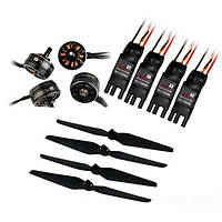 Комплект T-Motor AIR GEAR 200 AIR2205 2000KV 2-4S + 15A ESC 2-3S + T6535 4шт amc