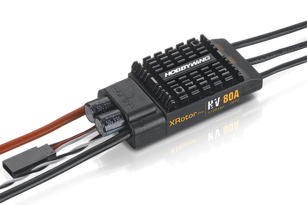 Безколекторний регулятор ходу HOBBYWING XRotor Pro 80A HV OPTO 6-12S для мультикоптерів amc
