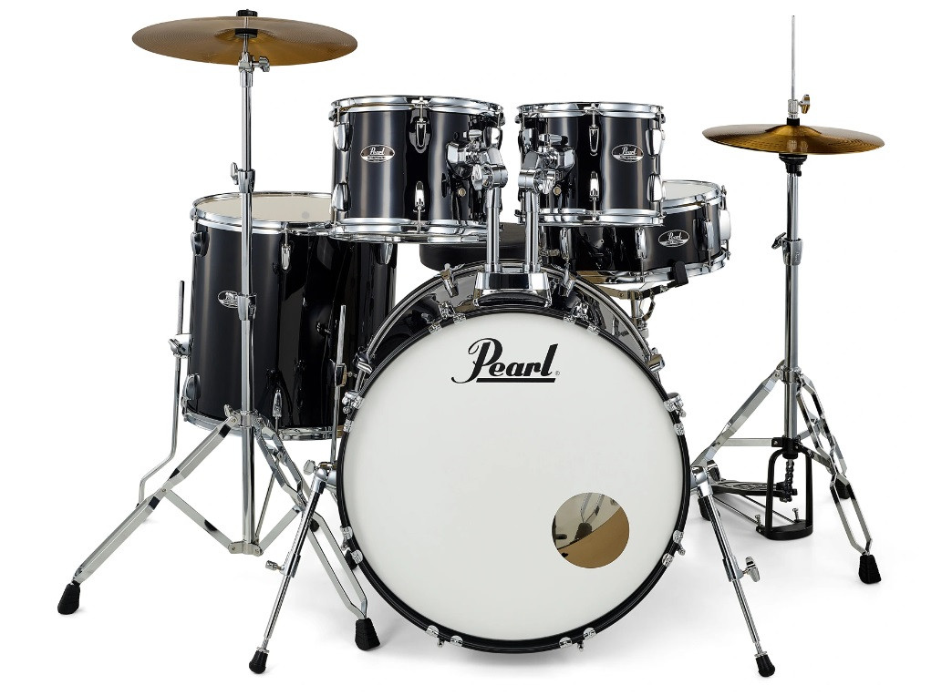 Акустична барабанна установка PEARL Roadshow RS-525SC/C31 (Jet Black) + Paiste Cymbals