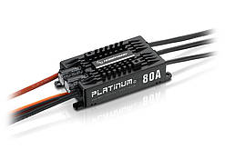 Регулятор ходу HOBBYWING PLATINUM V4 80A 3-6S для авіамоделей amc