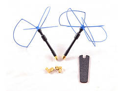 Комплект антен 2,4 ГГц IBCrazy Blue Beam Ultra LHCP для FPV систем amc